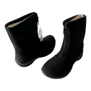Propet Madi Women’s Black Front Zip Waterproof Comfort Snow Rain Boots Size 7N